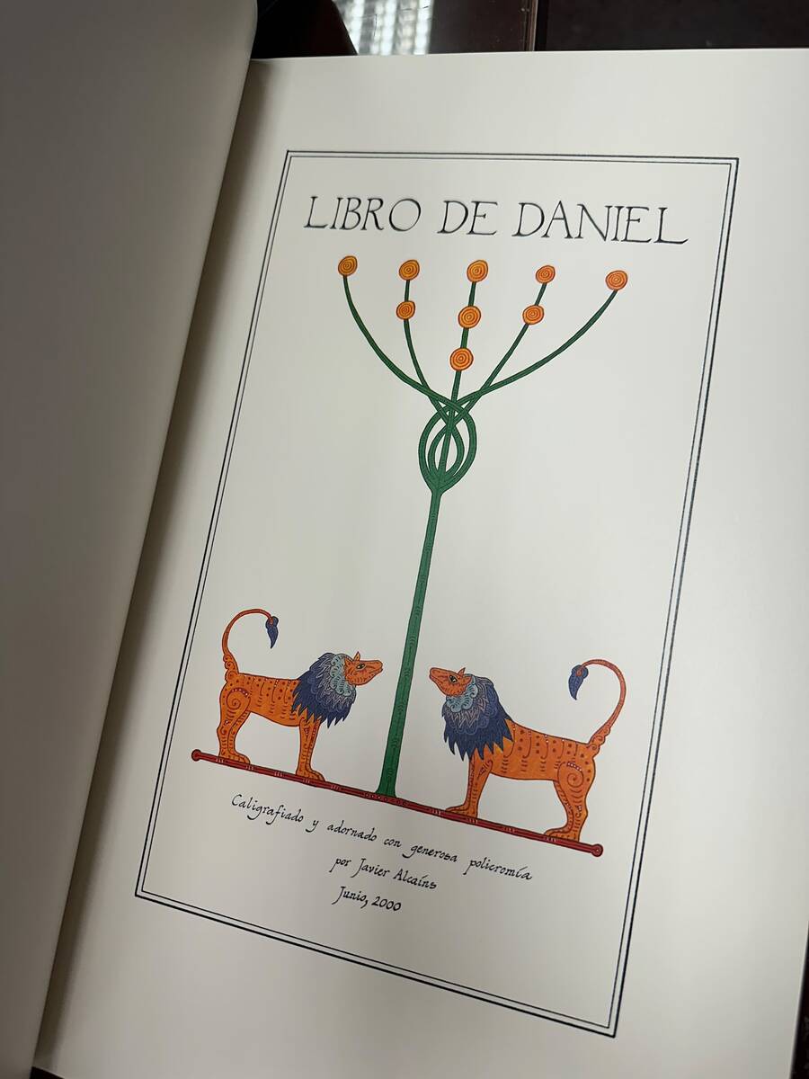 Libro de Daniel. Códice Alcaíns. - Imagen 5