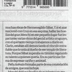 diario-clarin-ricardo-kirschbaum-hermenegildo-sabat-huellas-de-menchi-en-madrid-libreria-dedalus4